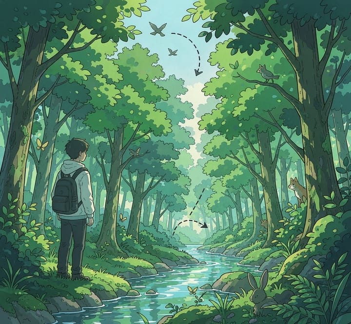 生态环境主题插图